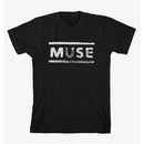 Polera Muse Brushstroke Logo Negra con Licencia Oficial - GOmusic.cl