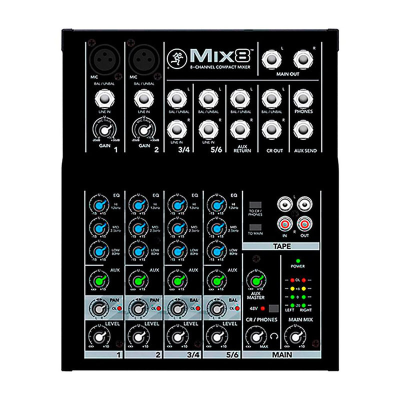 Mixer Mackie MIX 8 - GOmusic.cl