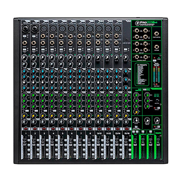 Mixer Mackie PROFX 16v3 con Efectos y USB - GOmusic.cl