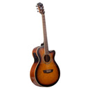 Guitarra  Electroacústica Washburn EA 15ATB Color Brown - GOmusic.cl