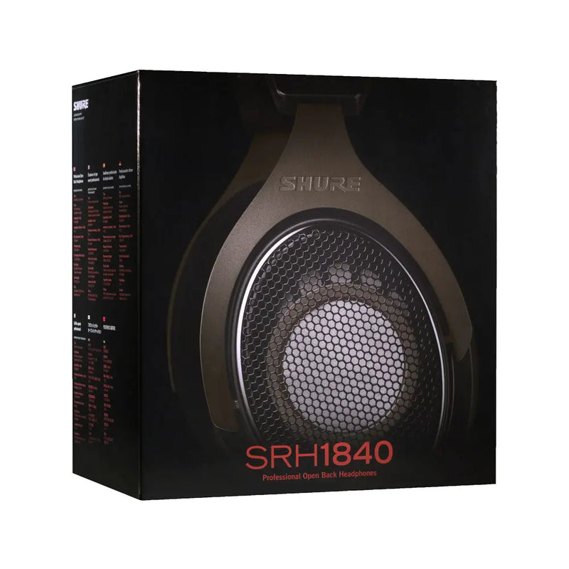 Audífonos Estudio Shure SRH1840 Diseño Abierto - GOmusic.cl