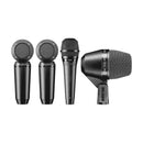 Kit 4 Micrófonos Shure PGASTUDIOKIT4 - GOmusic.cl