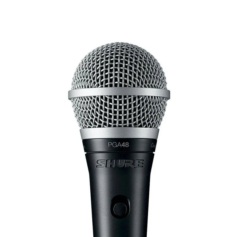 Micrófono Vocal Dinámico Shure PGA 48-XLR con Cable XLR - GOmusic.cl