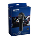 Micrófono Vocal Dinámico Shure PGA 48-XLR con Cable XLR - GOmusic.cl