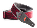 Correa Guitarra Right On T-PAISLEY VELVET Color Red - GOmusic.cl