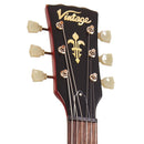 Guitarra Eléctrica Vintage VS6MR DISTRESSED Color Cherry Red - GOmusic.cl