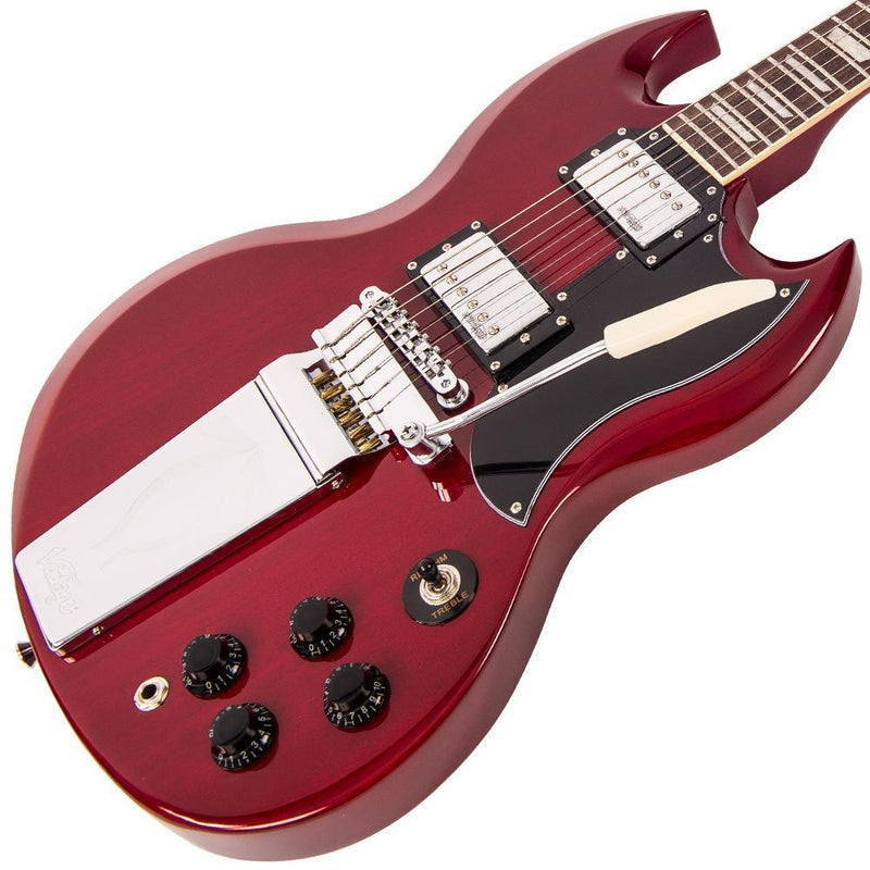 Guitarra Eléctrica Vintage VS6 Color Cherry Red - GOmusic.cl
