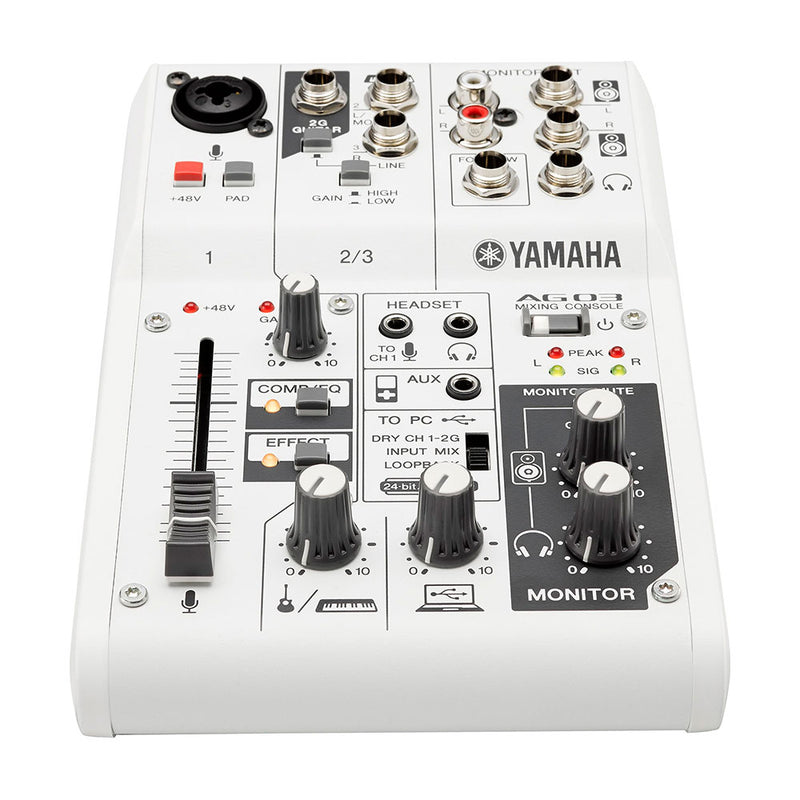 Mixer Yamaha AG03 con USB - GOmusic.cl