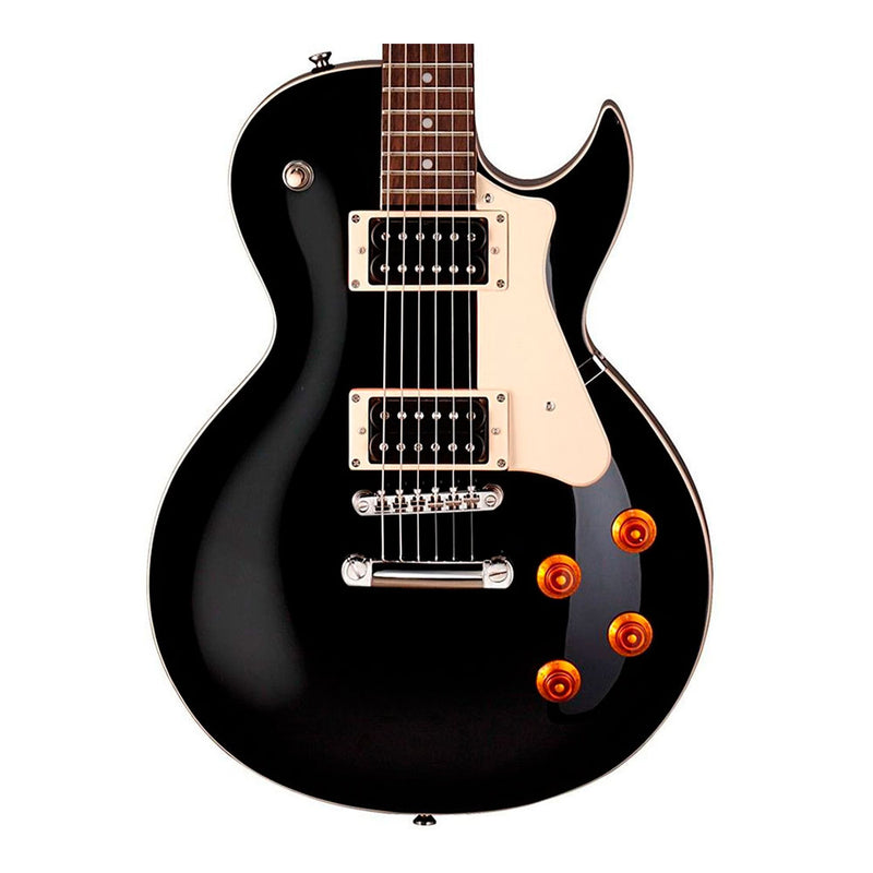 Guitarra Eléctrica Cort CR-100 GT con Funda Color Black - GOmusic.cl