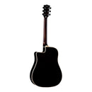 Guitarra Electroacústica Eko D100CE Color Negro - GOmusic.cl