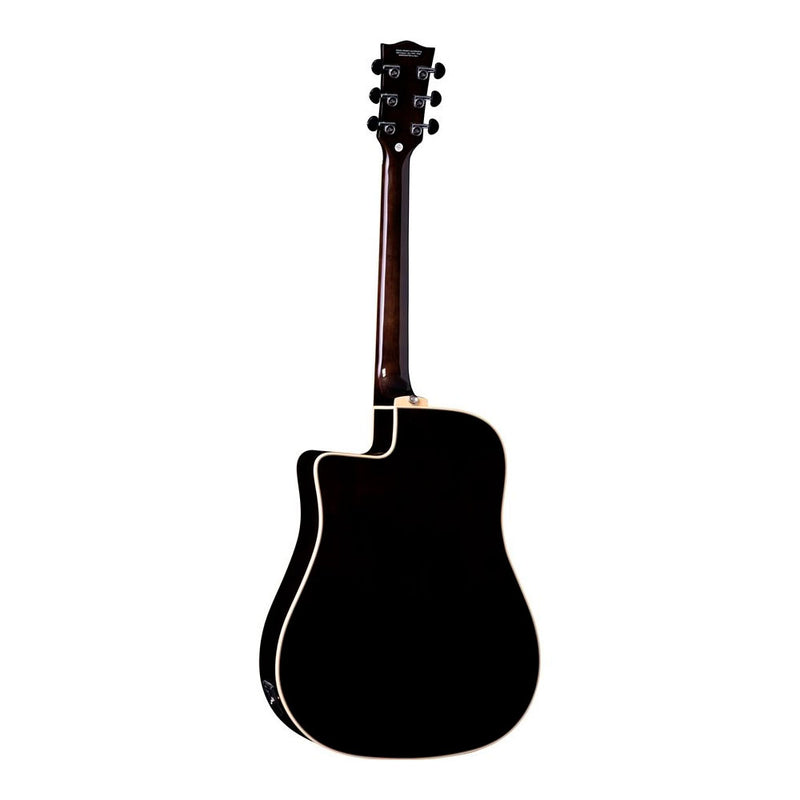 Guitarra Electroacústica Eko D100CE Color Negro - GOmusic.cl