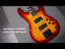 Bajo Eléctrico Jackson CONCERT JS3Q Color Transparent Black