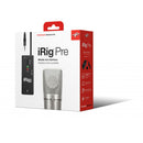 Interfaz de Audio de Micrófono para Smartphone IK Multimedia iRIG PRE - GOmusic.cl