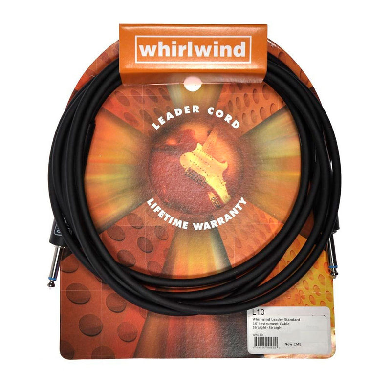Cable de Instrumento Whirlwind L10 3 Metros - GOmusic.cl