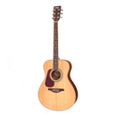 Guitarra Acústica Vintage LHV300 Zurdo Cuerdas Metálicas - GOmusic.cl