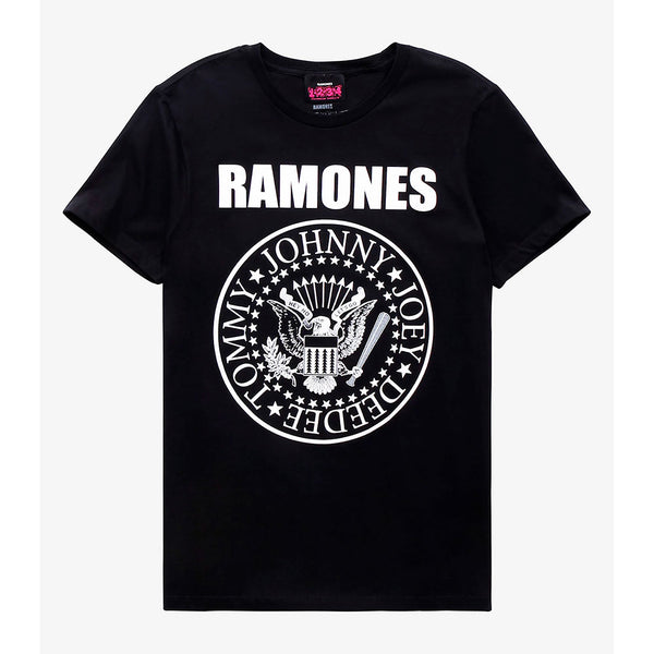 Polera Ramones Seal Negra con Licencia Oficial - GOmusic.cl