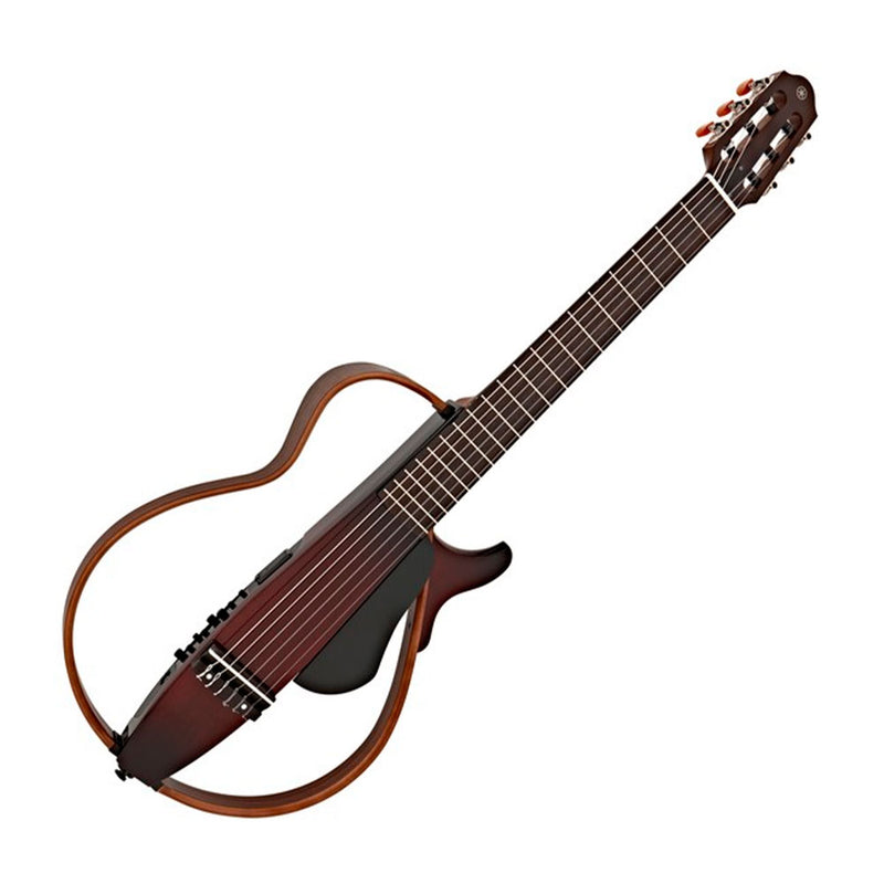Guitarra Electroacústica Yamaha SILENT SLG200N Color Crimson Red Burst Cuerdas Nylon - GOmusic.cl