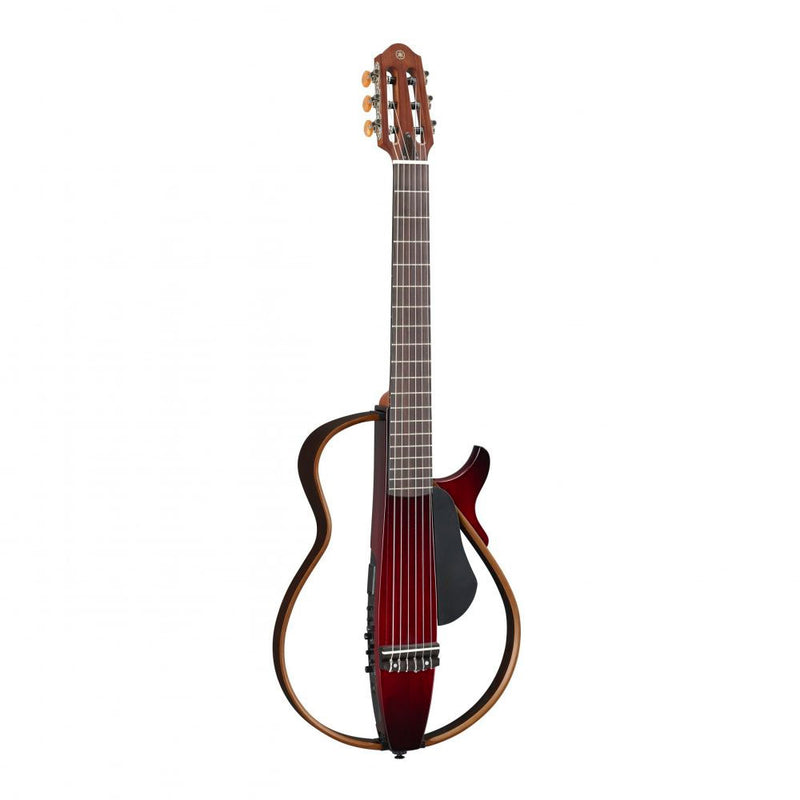 Guitarra Electroacústica Yamaha SILENT SLG200N Color Crimson Red Burst Cuerdas Nylon - GOmusic.cl