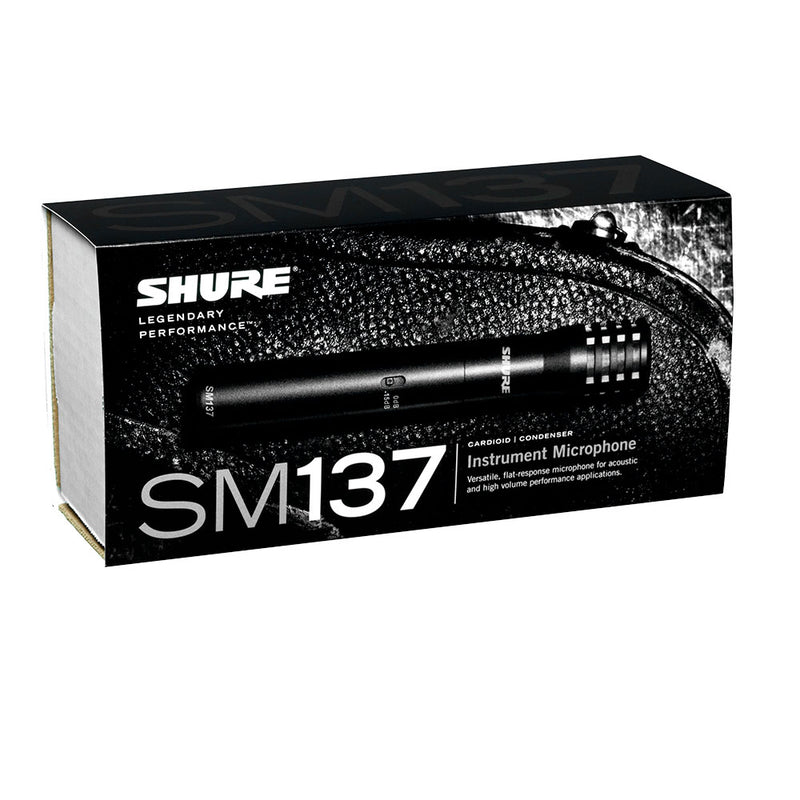 Micrófono para Instrumento Shure SM 137-LC Condensador - GOmusic.cl