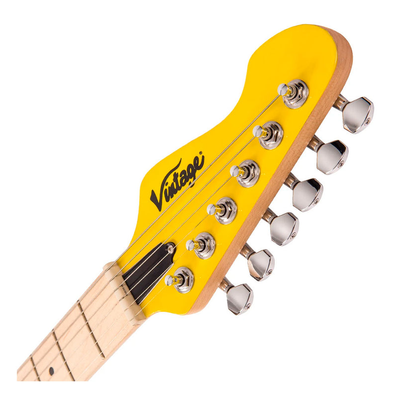 Guitarra Eléctrica Vintage V6M24 Color Daytona Yellow - GOmusic.cl