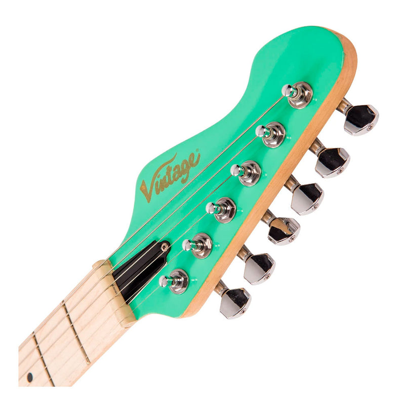 Guitarra Eléctrica Vintage V6M24 Color Ventura Green - GOmusic.cl