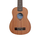 Ukelele Soprano Veston KUS 100 NA Color Natural Con Funda - GOmusic.cl