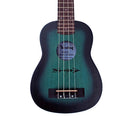 Ukelele Soprano Veston KUS 100 OCEAN Color Ocean Con Funda - GOmusic.cl