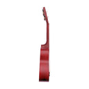 Ukelele Soprano Veston KUS 100 RD Color Rojo Con Funda - GOmusic.cl