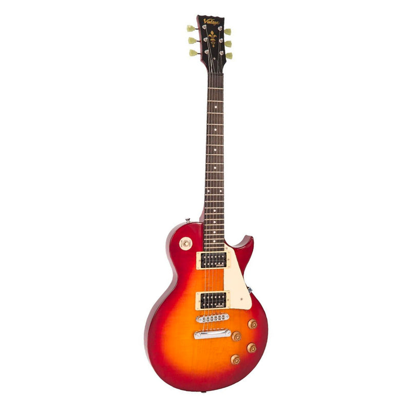 Guitarra Eléctrica Vintage V100 Color Cherry Sunburst - GOmusic.cl