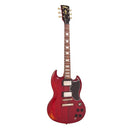 Guitarra Eléctrica Vintage VS6MR DISTRESSED Color Cherry Red - GOmusic.cl