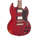 Guitarra Eléctrica Vintage VS6MR DISTRESSED Color Cherry Red - GOmusic.cl
