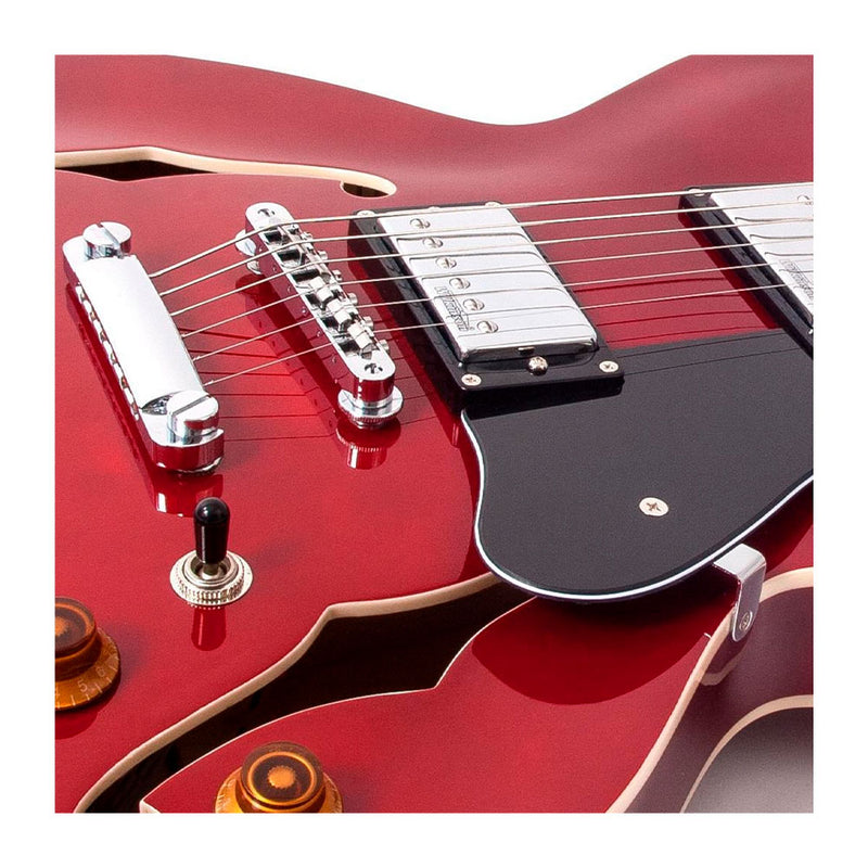 Guitarra Eléctrica Vintage VSA500MP Color Cherry Red - GOmusic.cl