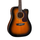 Guitarra Electroacústica Washburn D10SCETB Color Tobacco Burst - GOmusic.cl
